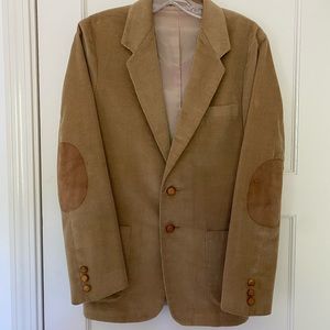 Jasen Brooks by Farah - Tan corduroy with leather buttons and elbow patches.